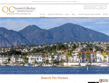 Tablet Screenshot of ocluxurycollection.com